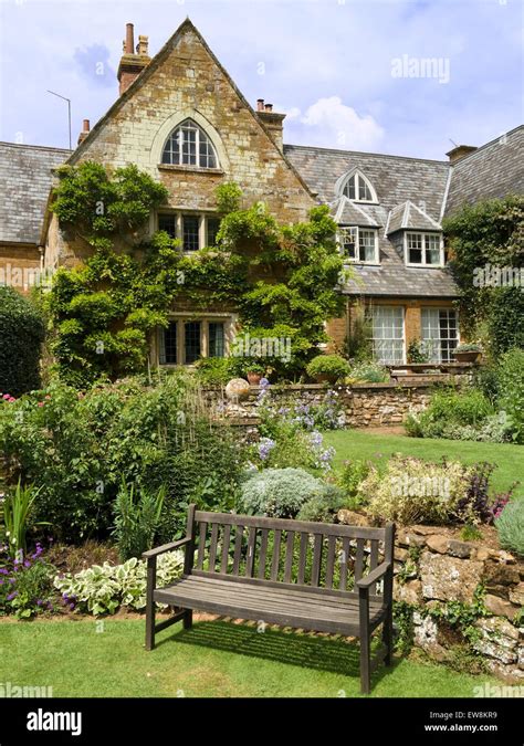 Coton Manor House And Gardens Coton Northamptonshire England Uk