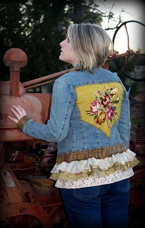 One Of My Denim Upcycled Denim Jackets In 2020 Upcycle Clothes