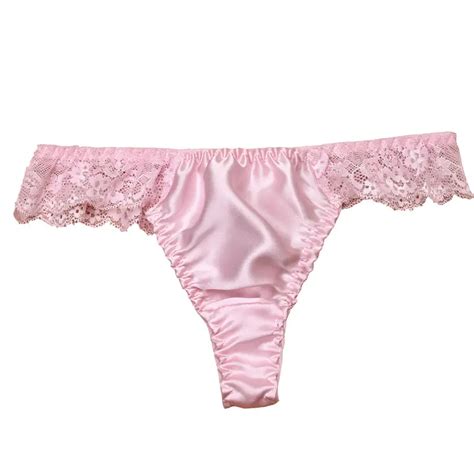 Sexy Comfortable Women 100 Mulberry Silk Panties Lace Silk Seamless T