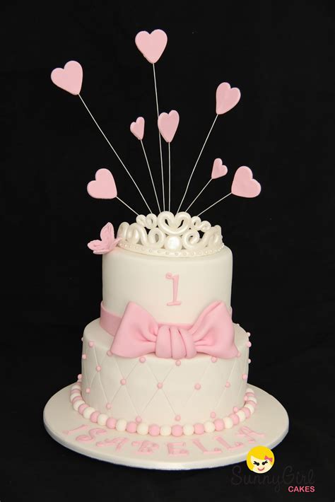 I did double the batter and made two 6 in rounds. Princess Isabella First Birthday | Sunny Girl Cakes