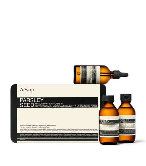 Aesop Parsley Seed Anti Oxidant Skin Care Kit Harrods Uk