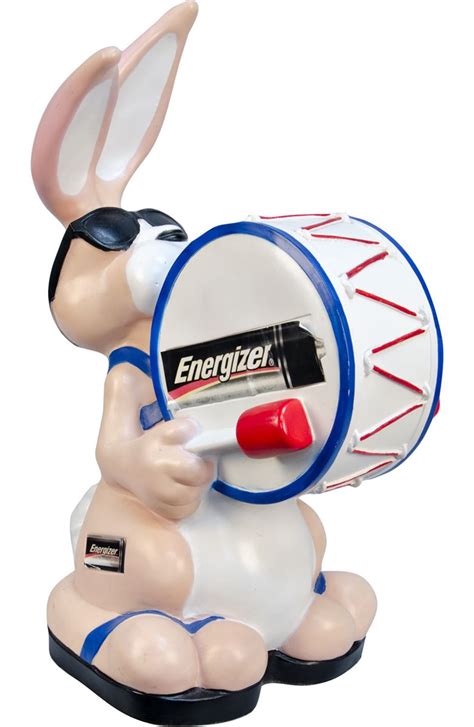Energizer Batteries Bunny Plastic Figural Countertop Ad