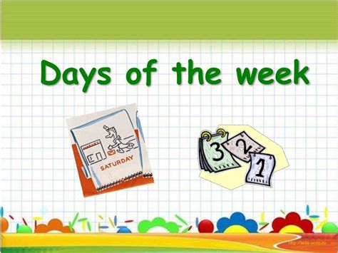 Ppt Days Of The Week Powerpoint Presentation Free Download Id3496480