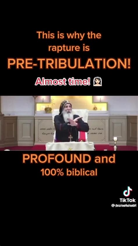 Pre Tribulation Rapture