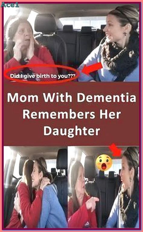 Mom With Dementia Recognizes Daughter For Brief Moment Shows Dementia