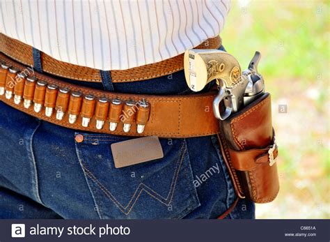Traditional Colt Style Single Action Revolvers In Holsters