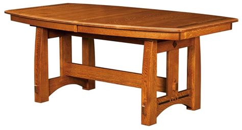 Colebrook Mission Trestle Dining Table From Dutchcrafters Amish