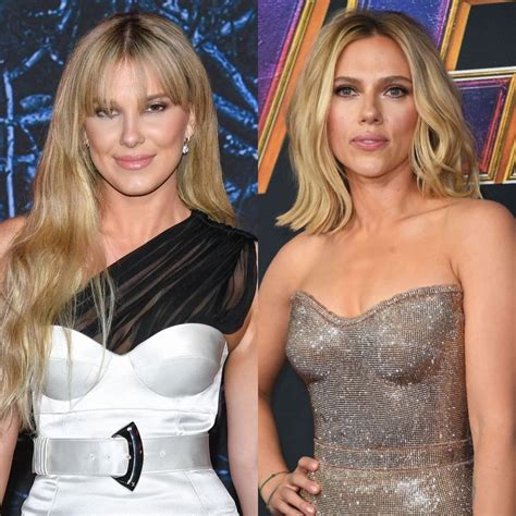 Scarlett Johansson And Millie Bobby Brown