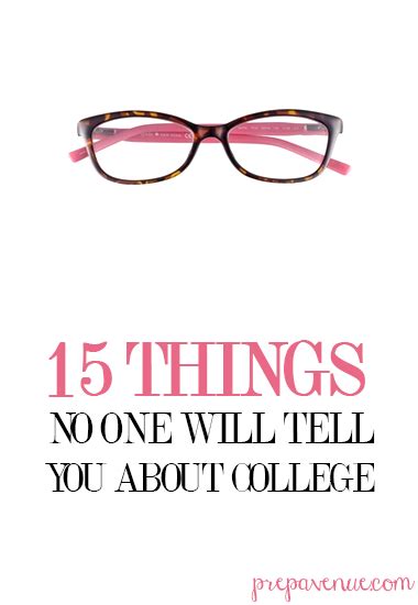 15 Things No One Will Tell You About College Freshman College