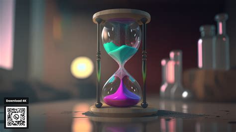 Hourglass With Colorful Sand Wallpaper 1920×1080 Hd Wallpapers