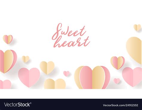 Valentine Day Design Template Royalty Free Vector Image