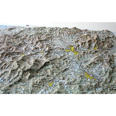 Hubbard Scientific 3d Knoxville Ni171 Map A True Raised Relief Map