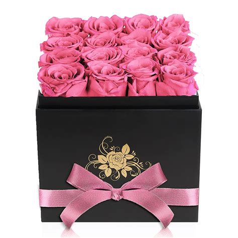 Perfectione Roses Luxury Preserved Roses In A Box Pink