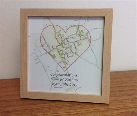 Buy your wedding gifts now from gift store ltd, one of the uk's leading online retailers of personalised gifts. Personalised map - wedding gift - £24.50 : Cosmographics Ltd