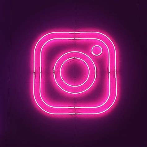 Instagram Logo Neon Png