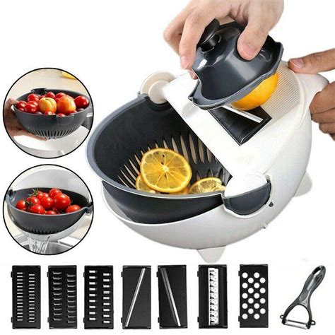 9 In 1 Multi Functional Rotate Vegetable Cutter