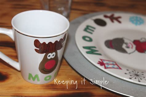 Diy Personalized Christmas Mugs 192 Keeping It Simple
