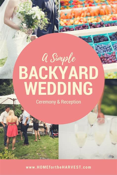 A Real Backyard Wedding Ceremony And Reception Wedding Backyard
