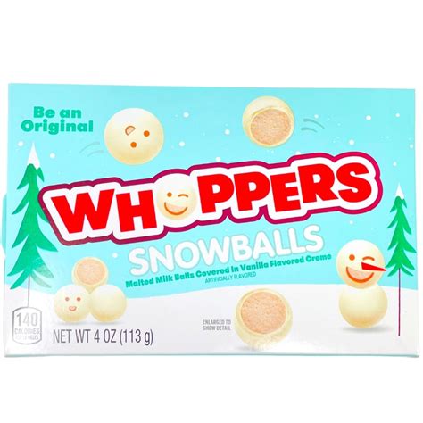 Whoppers Christmas Snowballs 4oz Candy Funhouse