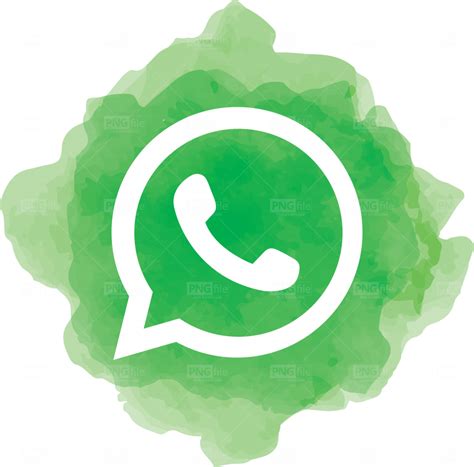 Whatsapp Watercolor Social Media Icon Logo - Photo #1034 - PngFile.net