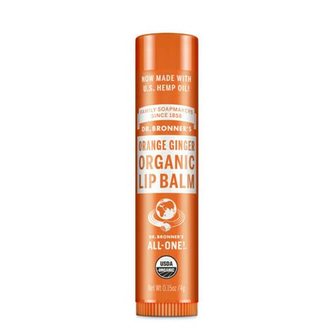 Dr Bronners Organic Lip Balm Orange Ginger Nourished Life Australia
