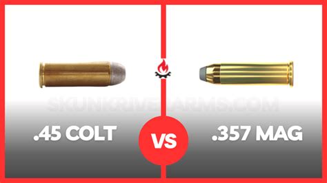 45 Colt Vs 357 Magnum Which Ammo Is Better Skunk River Arms