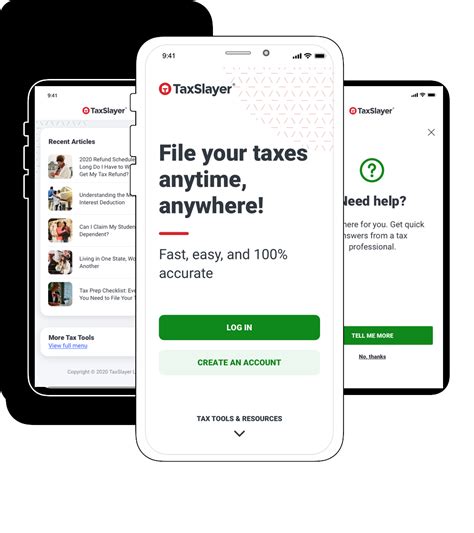 Download Our Free Tax App Fast Tax Filing Taxslayer