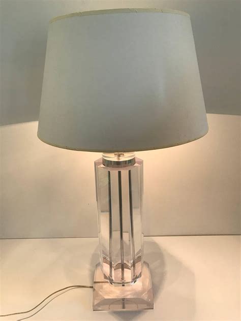 Shop the latest tall table lamps and choose from top modern and contemporary designer brands at ylighting. Tall Lucite Column Table Lamp For Sale at 1stdibs