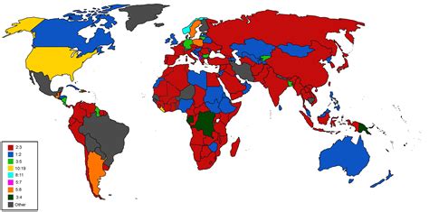 Aspect Ratio Of Flags Worldwide OC X R Map Porn