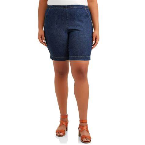 Just My Size Just My Size Womens Plus Size 2 Pocket Pull On Shorts