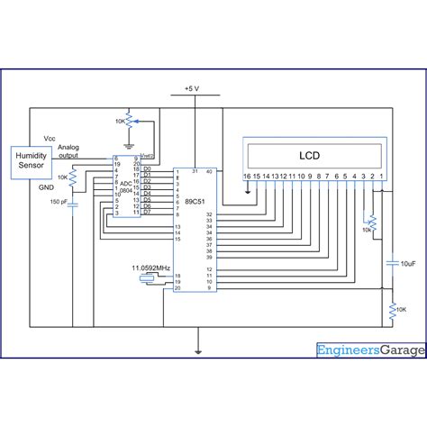 How To Interface Humidity Sensor With 8051 Microcontroller At89c51