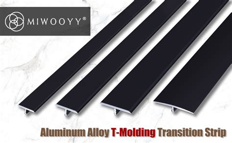 Aluminum T Molding Floor Transition Strip 36 Inch By 34 Inch Matte