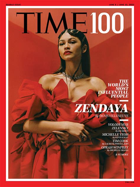 Zendaya Looks Gorgeous On ‘time 100 Cover See Pics Hollywood Life
