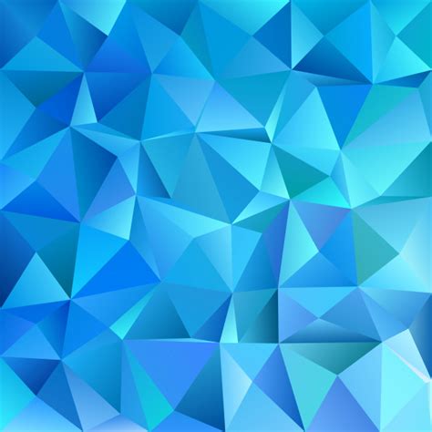 Free Vector Blue Geometric Abstract Chaotic Triangle