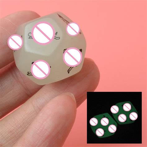 Bdsm Sex Toys Glow Love Dice 12 Sides Acrylic Freaky Dice Etsy