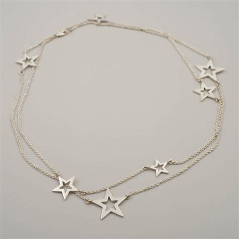 Elona Silver Star With Chains