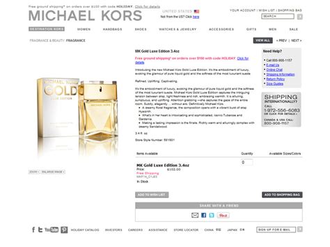 Michael Kors Gold Luxe Edition Perfume Floral Fragrance For Women