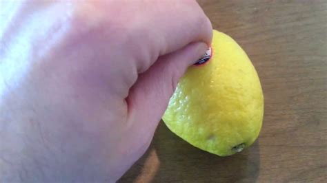 The Best Way Ever To Peel A Lemon Youtube