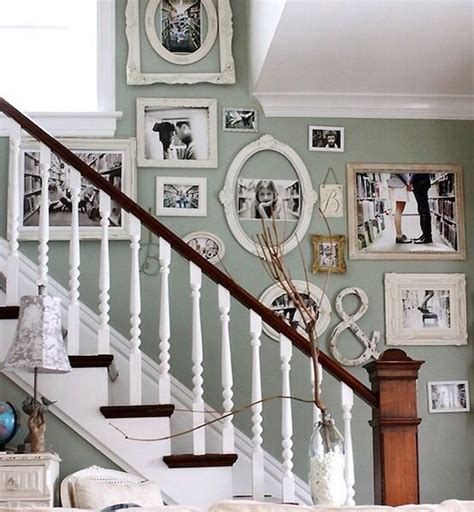 40 Ways To Decorate Your Staircase Wall 2018