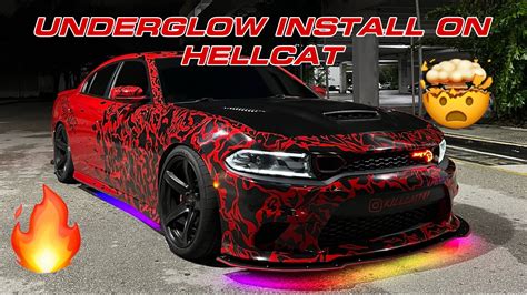 Underglow Install On Hellcat Charger Youtube