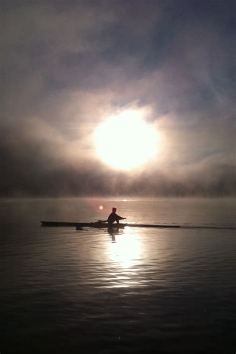 Harsha Lake Sunrise Row2k Rowing Photo Of The Day