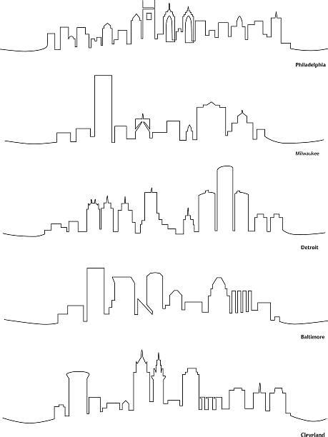 Milwaukee Buildings Illustrations Royalty Free Vector Graphics And Clip