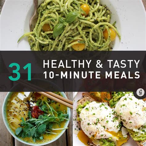 10 Minute Recipes29 Healthy Fast Meals Healthy Meals Healthy Recipes