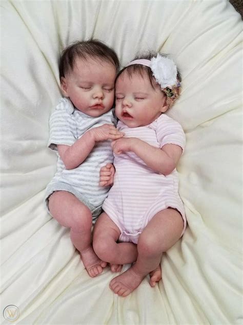 Reborn Baby Boy And Girl Twin A And B By Bonnie Brown Reborn Dolls