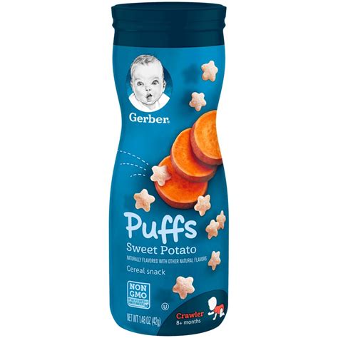 Gerber Puffs Cereal Snack Crawler 8 Months 148 Oz 42 G Select