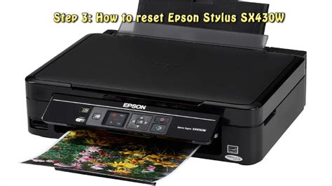 Reset Epson Stylus Sx430w Waste Ink Pad Counter Youtube