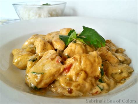 Pollo al curry con arroz basmati - Sabrina´s Sea of Colors
