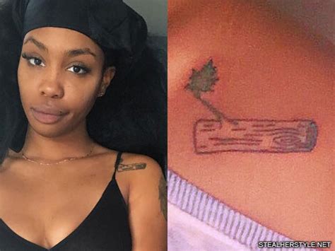 Szas 7 Tattoos And Meanings Steal Her Style