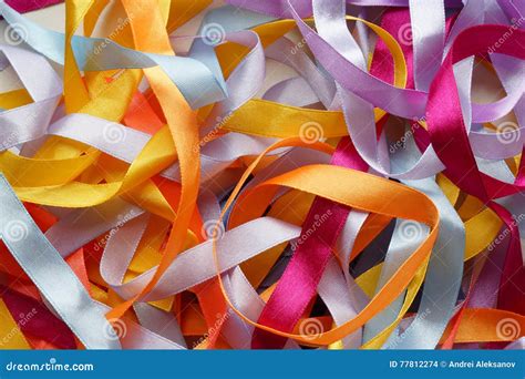 Color Ribbons Abstract Background Stock Photo Image Of Design Curled