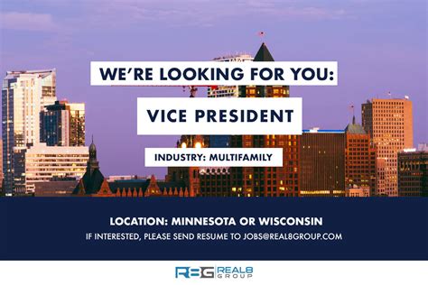 Get the right executive assistant to senior vice president job with company ratings & salaries. Vice President - MN or WI - Real Estate Executive Search ...